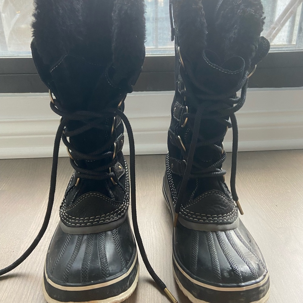 Sorel Joan of Arctic Black Size 7